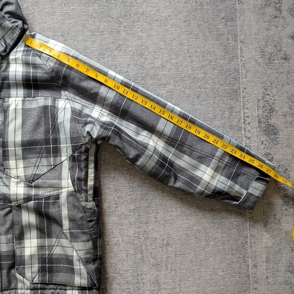 Ripzone Women's Winter Jacket Teens Ski Snowboard Snow Plaid Size L - Picture 12 of 15